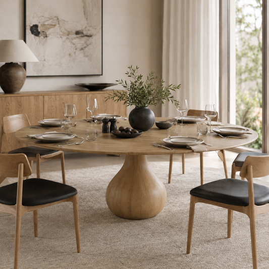 Allium Oval Yemek Masası